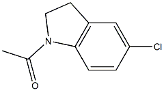 1-Acetyl-5-chloroindoline 结构式