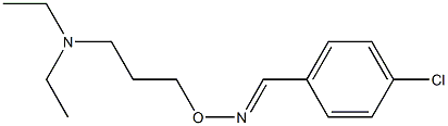 4-Chlorobenzaldehyde [(E)-O-[3-(diethylamino)propyl]oxime] Structure