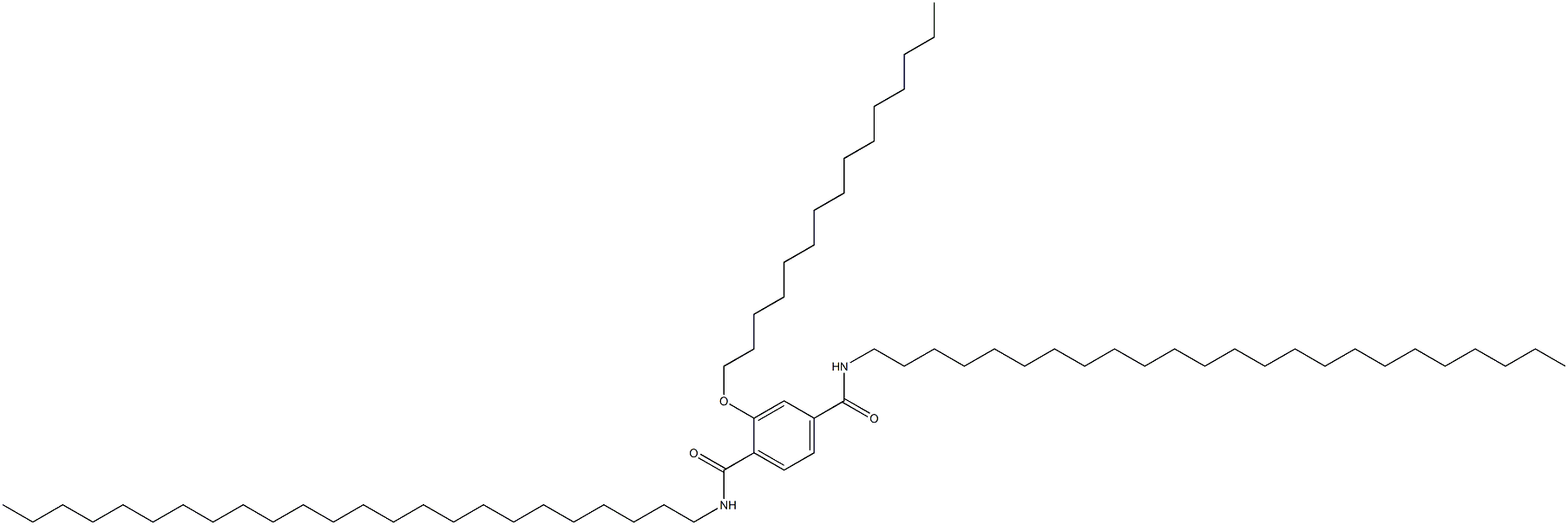 2-(Pentadecyloxy)-N,N'-ditetracosylterephthalamide Struktur