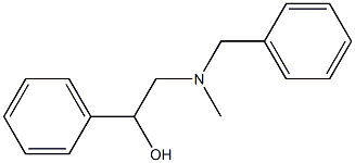 2-[N-(Benzyl)methylamino]-1-phenylethanol Structure