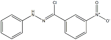 1-[Chloro(3-nitrophenyl)methylene]-2-phenylhydrazine Structure