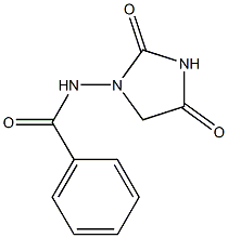N-(2,4-Dioxoimidazolidin-1-yl)benzamide Struktur