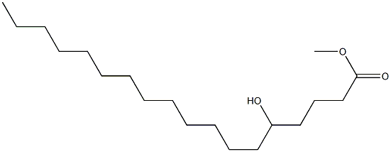 5-Hydroxyoctadecanoic acid methyl ester Structure