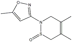 2-(5-Methylisoxazol-3-yl)-4,5-dimethyl-3,6-dihydro-2H-1,2-thiazine 1-oxide