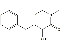 N,N-Diethyl-2-hydroxy-4-phenylbutanamide,,结构式