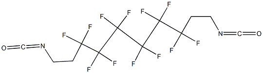 3,3,4,4,5,5,6,6,7,7,8,8-Dodecafluorodecane-1,10-diyldi(isocyanate) Structure