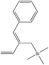 (3Z)-3-[(Trimethylsilyl)methyl]-4-phenyl-1,3-butadiene,,结构式