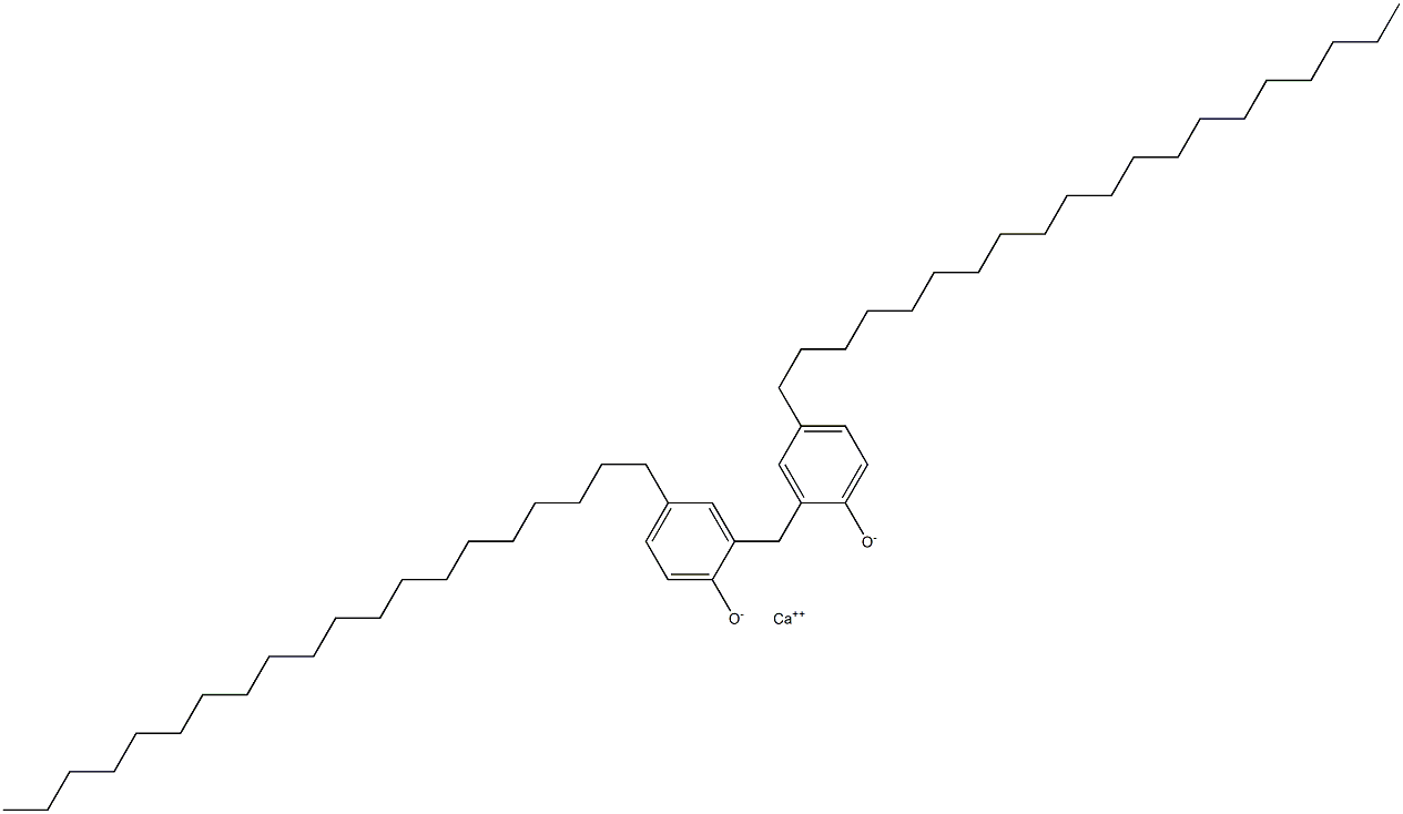 Calcium 2,2'-methylenebis(4-icosylphenoxide),,结构式