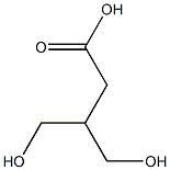 4-Hydroxy-3-hydroxymethylbutyric acid Struktur