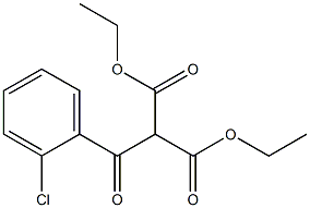 (o-Chlorobenzoyl)malonic acid diethyl ester Structure
