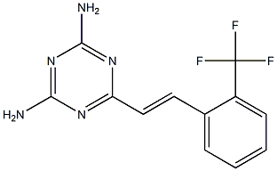 6-[2-(Trifluoromethyl)styryl]-1,3,5-triazine-2,4-diamine