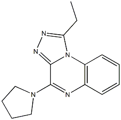 4-(1-Pyrrolidinyl)-1-ethyl[1,2,4]triazolo[4,3-a]quinoxaline|