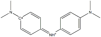 4-[[4-(Dimethylamino)phenyl]iminio]-1-(dimethylamino)-2,5-cyclohexadienylradical 结构式