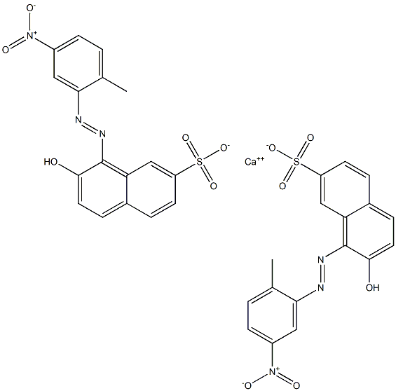 Bis[1-[(2-methyl-5-nitrophenyl)azo]-2-hydroxy-7-naphthalenesulfonic acid]calcium salt