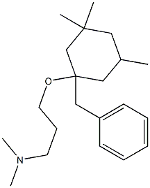 3-[(1-Benzyl-3,3,5-trimethylcyclohexyl)oxy]-N,N-dimethylpropan-1-amine Structure