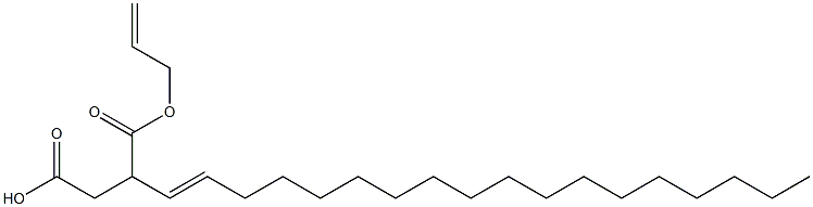 3-(1-オクタデセニル)こはく酸1-水素4-アリル 化学構造式