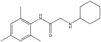 2-(シクロヘキシルアミノ)-2',4',6'-トリメチルアセトアニリド 化学構造式