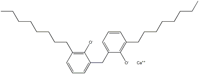 Calcium 2,2'-methylenebis(6-octylphenoxide) Struktur