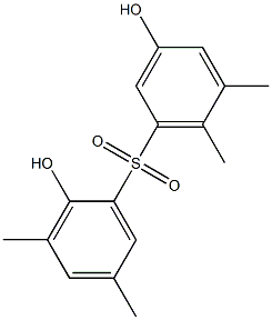 2,3'-Dihydroxy-3,5,5',6'-tetramethyl[sulfonylbisbenzene]