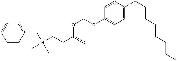 N,N-Dimethyl-N-benzyl-N-[2-[[(4-octylphenyloxy)methyl]oxycarbonyl]ethyl]aminium