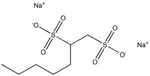 1,2-Heptanedisulfonic acid disodium salt|