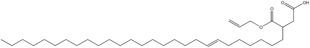 3-(7-Heptacosenyl)succinic acid 1-hydrogen 4-allyl ester 结构式