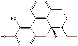 (6aR)-5,6,6a,7-Tetrahydro-6-ethyl-4H-dibenzo[de,g]quinoline-10,11-diol Structure