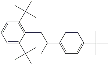 1-(2,6-Di-tert-butylphenyl)-2-(4-tert-butylphenyl)propane 结构式