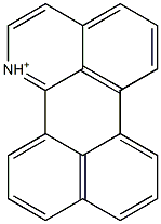 9b-Azoniaperylene Struktur
