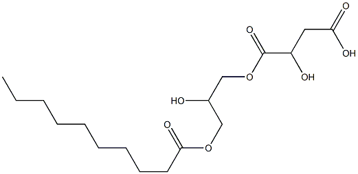 D-Malic acid hydrogen 1-(2-hydroxy-3-decanoyloxypropyl) ester