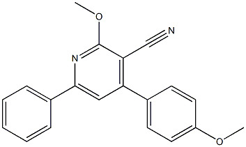  2-Methoxy-4-(4-methoxyphenyl)-6-phenylpyridine-3-carbonitrile