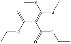 2-[Bis(methylthio)methylene]propanedioic acid diethyl ester Structure