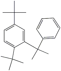 2-(2,5-Di-tert-butylphenyl)-2-phenylpropane Structure