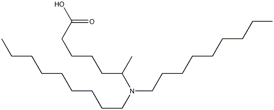 6-(Dinonylamino)heptanoic acid,,结构式