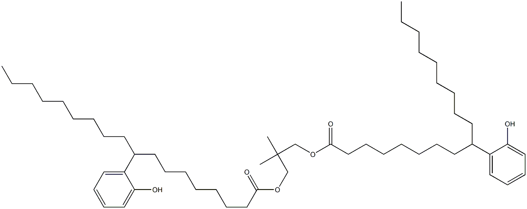 Bis[9-(2-hydroxyphenyl)stearic acid]2,2-dimethylpropane-1,3-diyl ester|