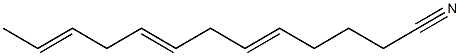 5,8,11-Tridecatrienenitrile