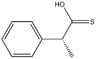 [R,(-)]-2-(Phenyl)thiopropionic acid 结构式