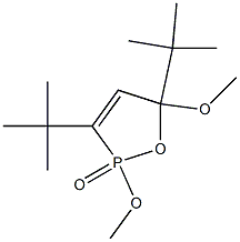 2-Methoxy-5-methoxy-3,5-di-tert-butyl-2,5-dihydro-1,2-oxaphosphole 2-oxide Structure