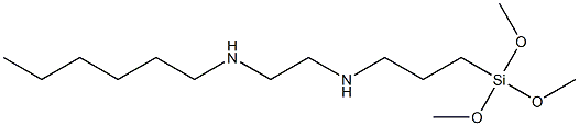 3-(Trimethoxysilyl)-N-[2-(hexylamino)ethyl]propan-1-amine