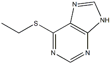 6-(Ethylthio)-9H-purine Structure