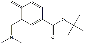 3-Dimethylaminomethyl-4-methylene-1,5-cyclohexadiene-1-carboxylic acid tert-butyl ester|