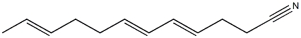 4,6,10-Dodecatrienenitrile 结构式