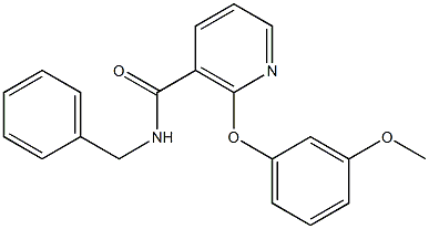 N-Benzyl-2-(3-methoxyphenoxy)nicotinamide Structure