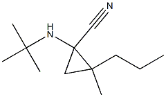 1-(tert-Butylamino)-2-methyl-2-propylcyclopropanecarbonitrile