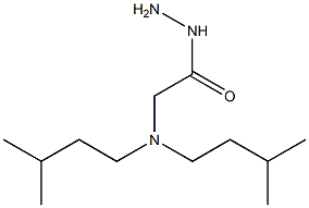 N,N-Diisopentylaminoacetohydrazide Structure