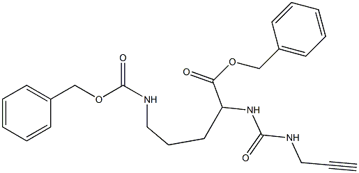 1-(2-Propynyl)-3-[4-[[(benzyloxy)carbonyl]amino]-1-[(benzyloxy)carbonyl]butyl]urea|