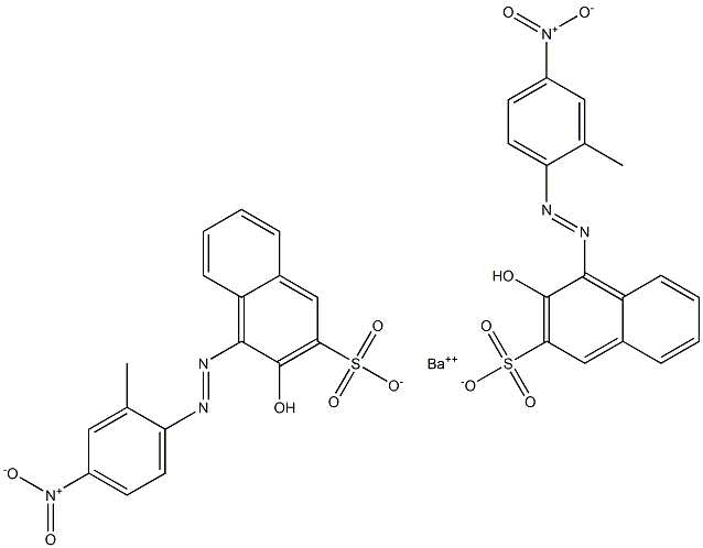 Bis[1-[(2-methyl-4-nitrophenyl)azo]-2-hydroxy-3-naphthalenesulfonic acid]barium salt