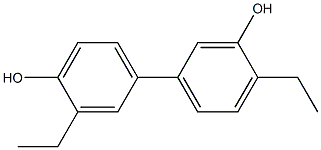 3',4-Diethyl-1,1'-biphenyl-3,4'-diol Structure