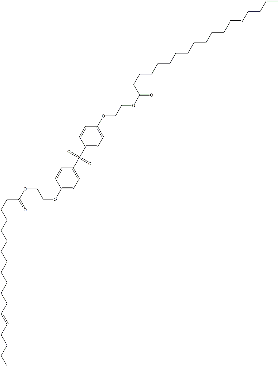 Bis[4-[2-(13-octadecenoyloxy)ethoxy]phenyl] sulfone Structure