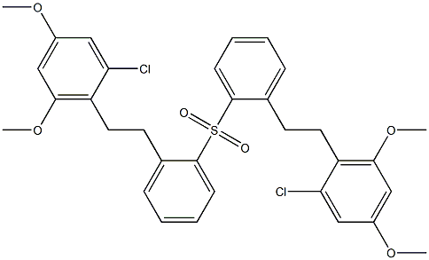 [2-(2-Chloro-4,6-dimethoxyphenyl)ethyl]phenyl sulfone|